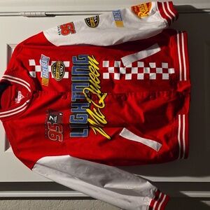 Lightning mcqueen cars varsity jacket